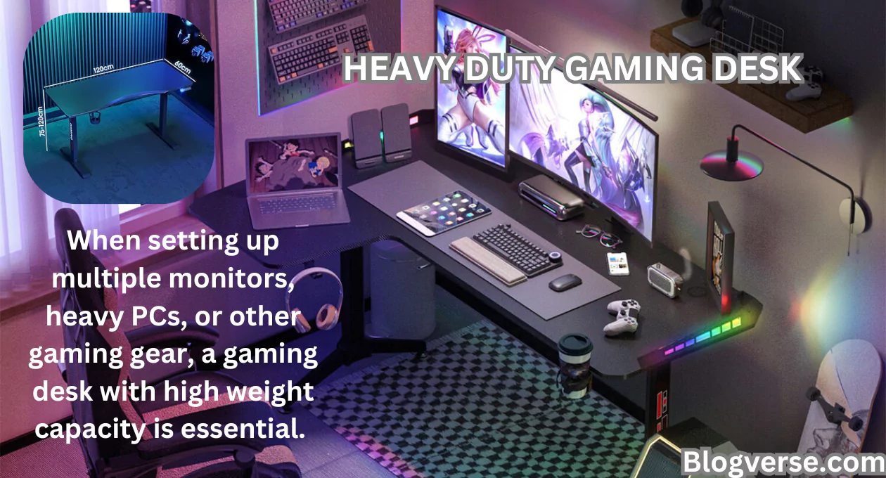 heavy duty gaming desk